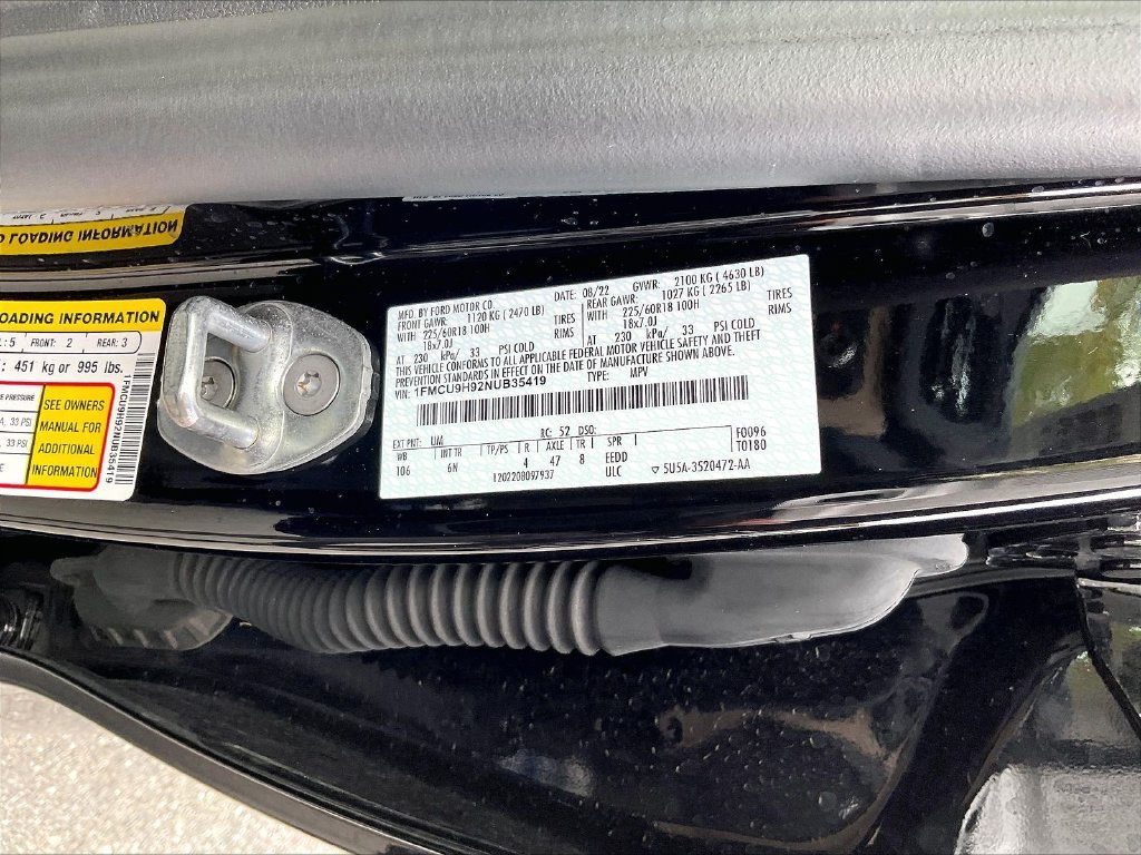 Used 2022 Black Metallic Ford SEL image 31