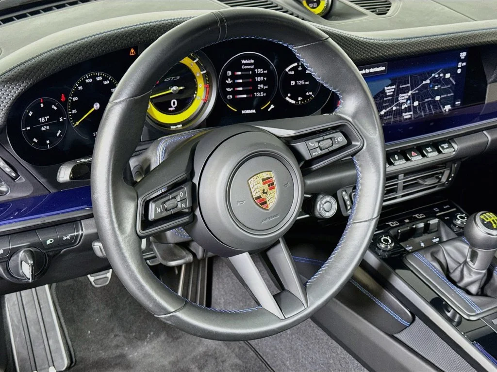 Used 2023 Gentian Blue Metallic Porsche GT3 image 12