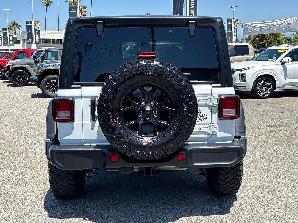 Used 2024 Bright White Clearcoat Jeep Willys image 5