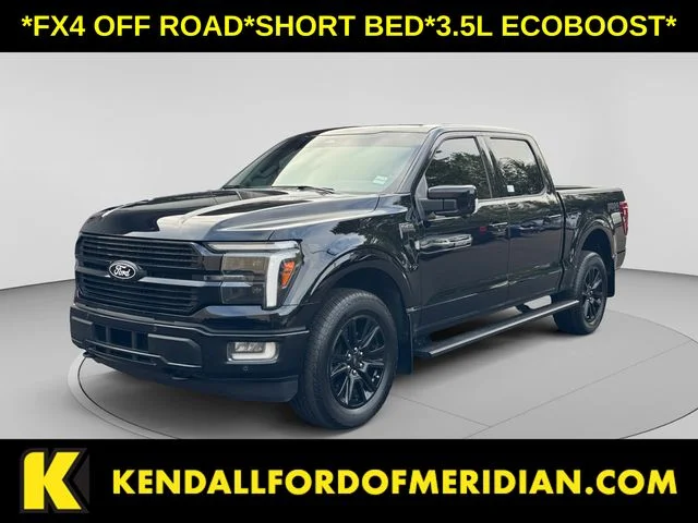 Certified Used 2025 Black Metallic Ford Platinum image 1