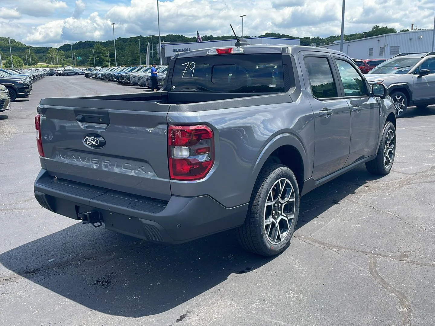 New 2026 Carbonized Gray Metallic Ford LARIAT image 8