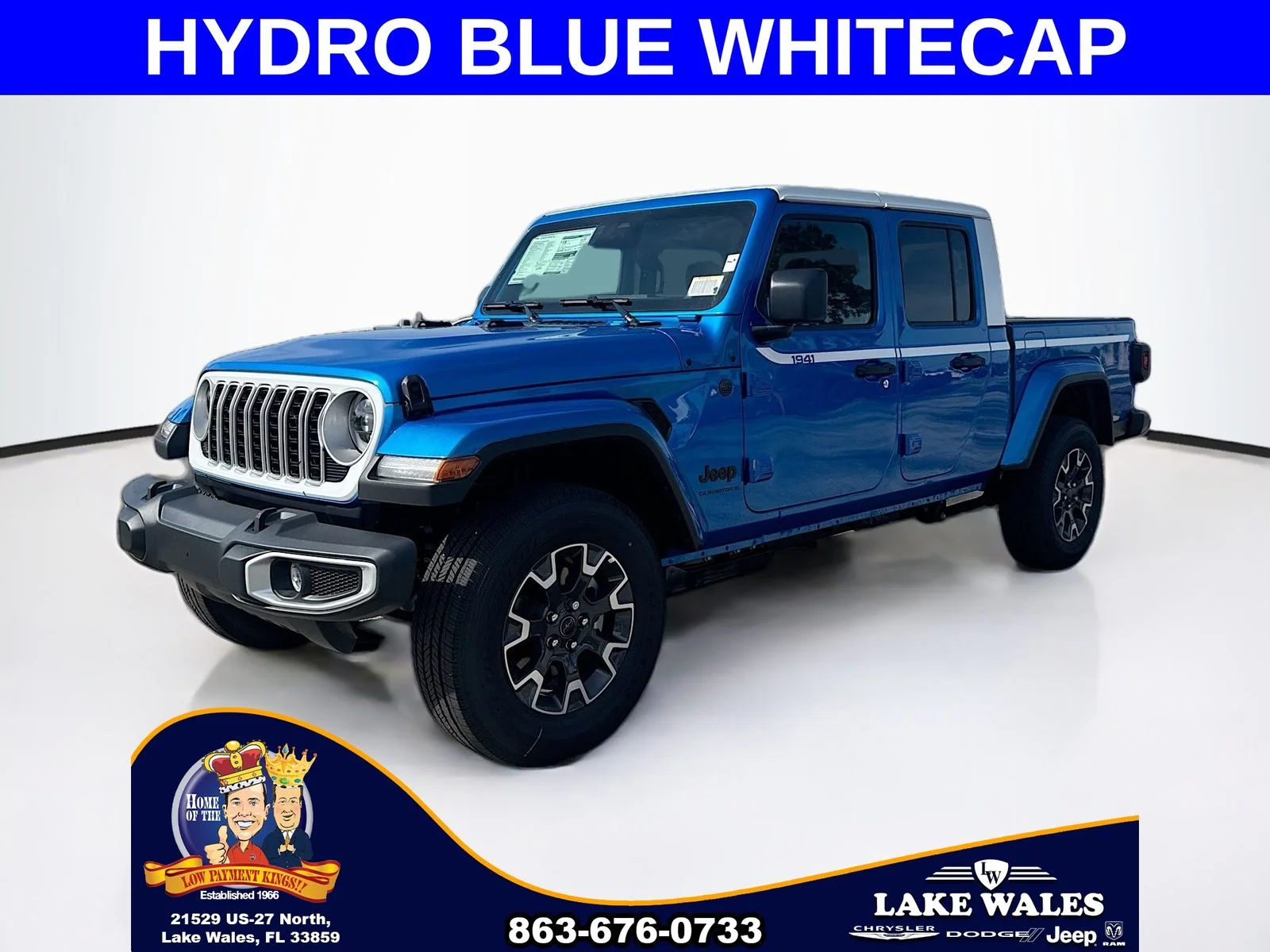 New 2026 Hydro Blue Pearl-Coat Exterior Paint Jeep  image 2