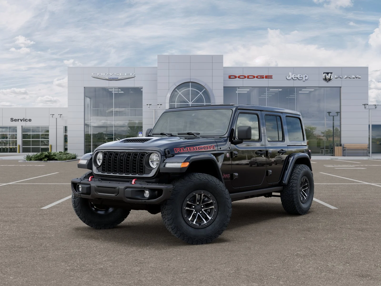 New 2026 Black Clear-Coat Exterior Paint Jeep Rubicon X image 28