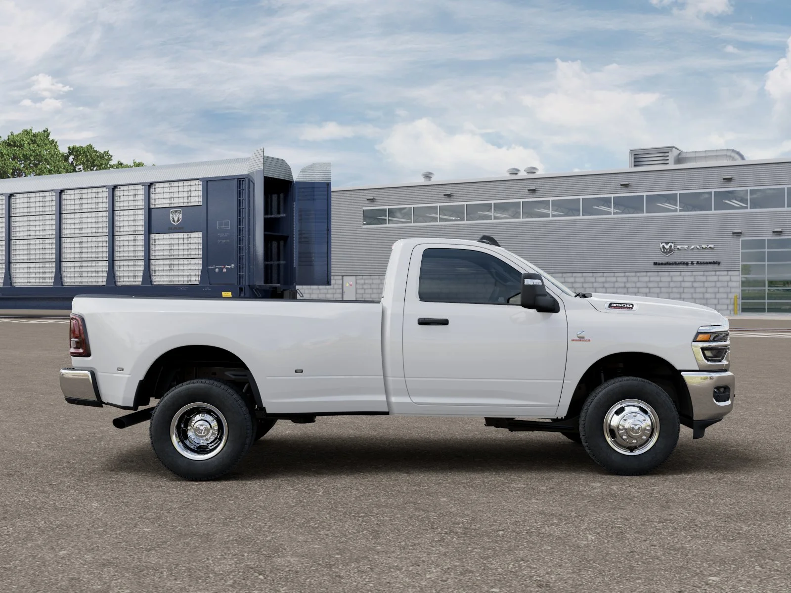 New 2026 Bright White Clear-Coat Exterior Paint RAM Tradesman image 12