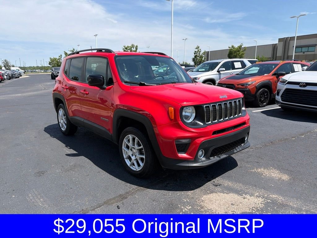 Used 2020 Red Jeep Latitude image 1