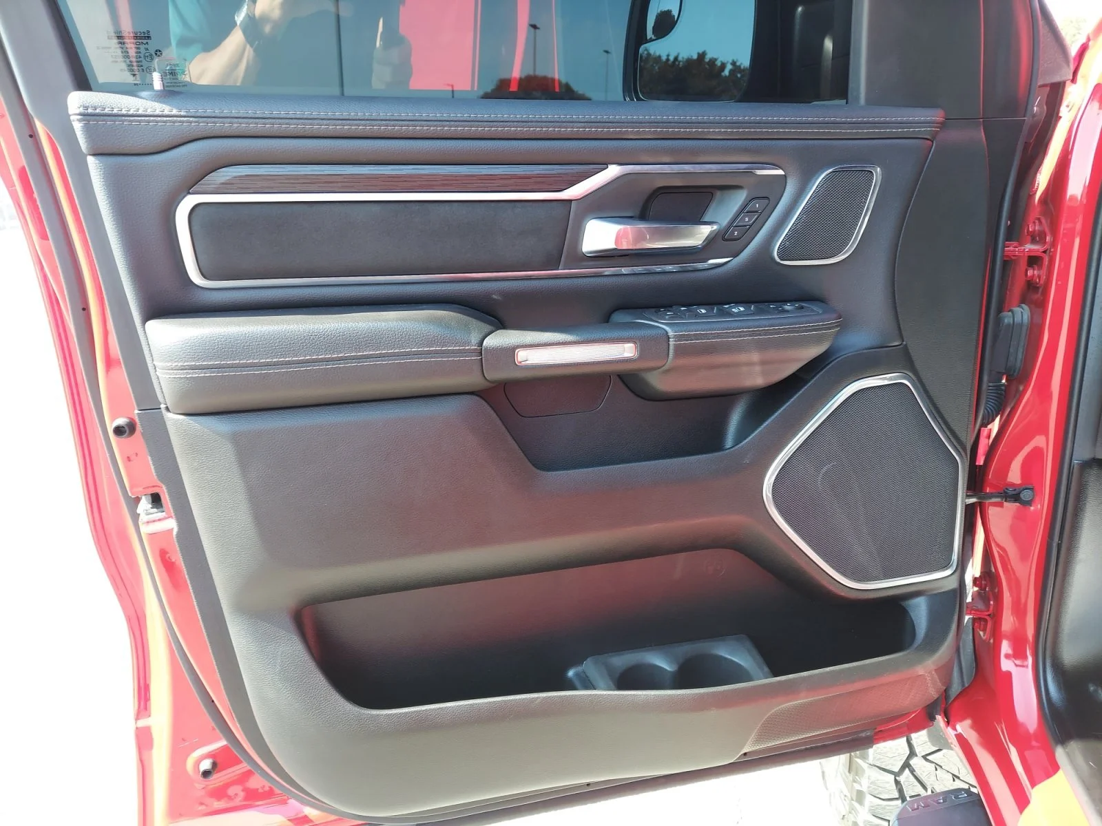 Used 2024 Flame Red Clearcoat Ram Laramie image 29