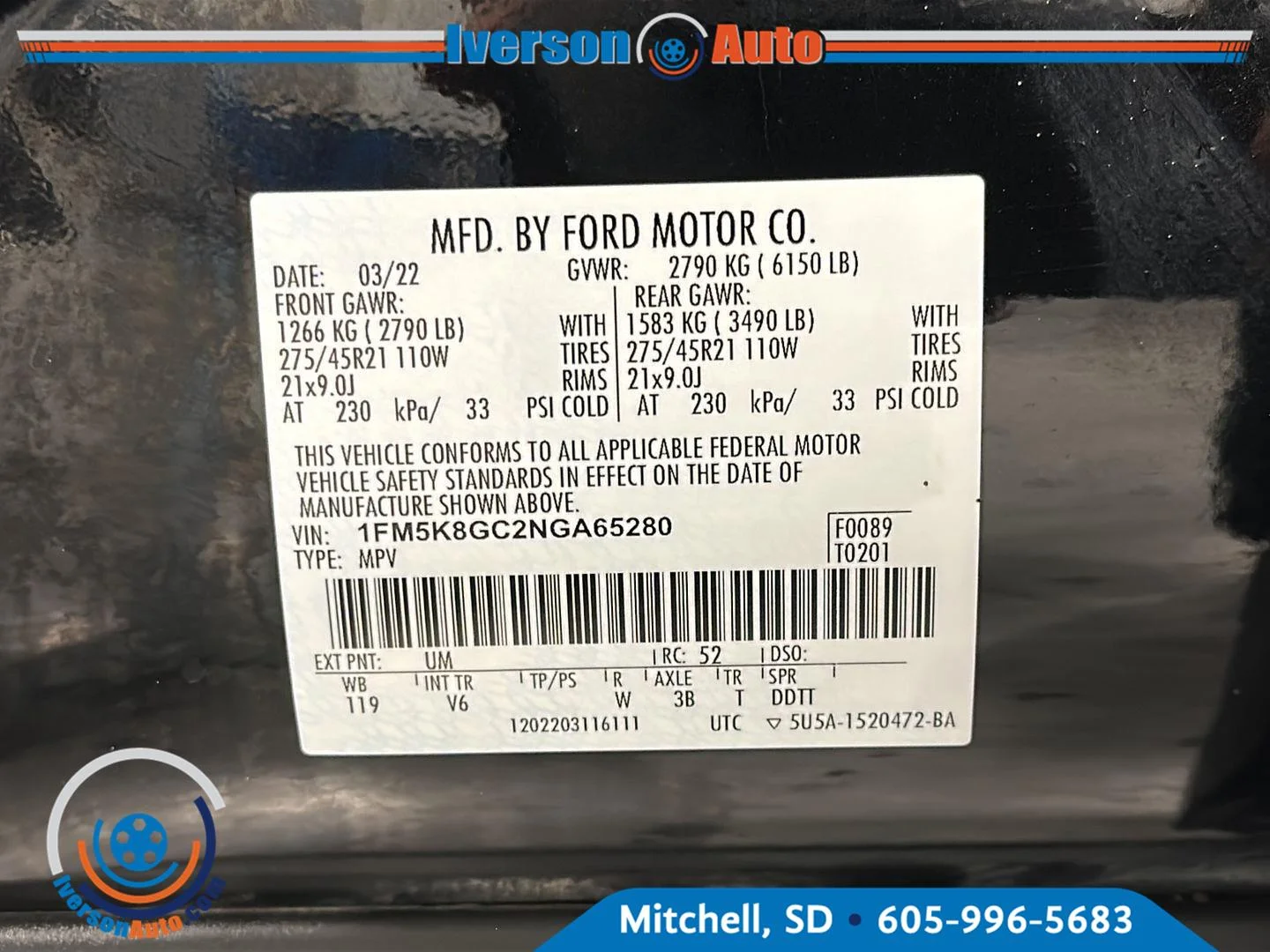 Used 2022 Agate Black Ford ST image 12