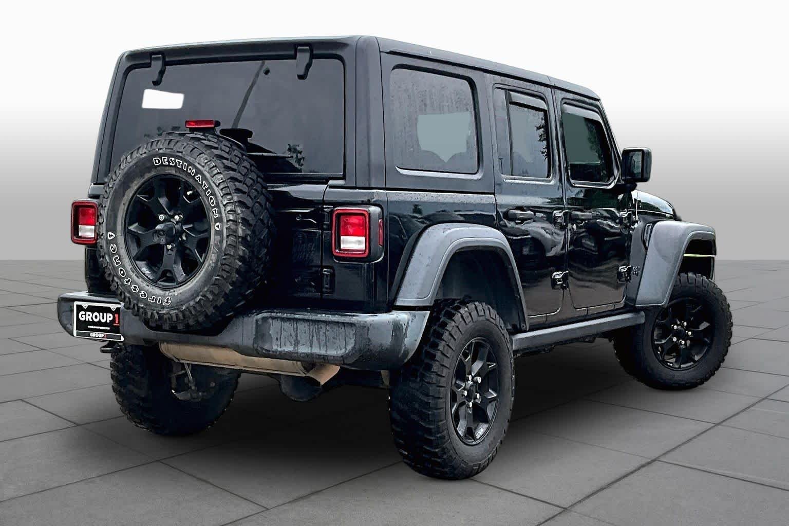 Used 2020 Black Clearcoat Jeep Willys image 11