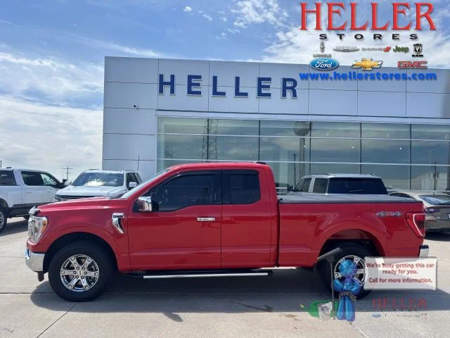 Used 2022 Race Red Ford XLT image 1