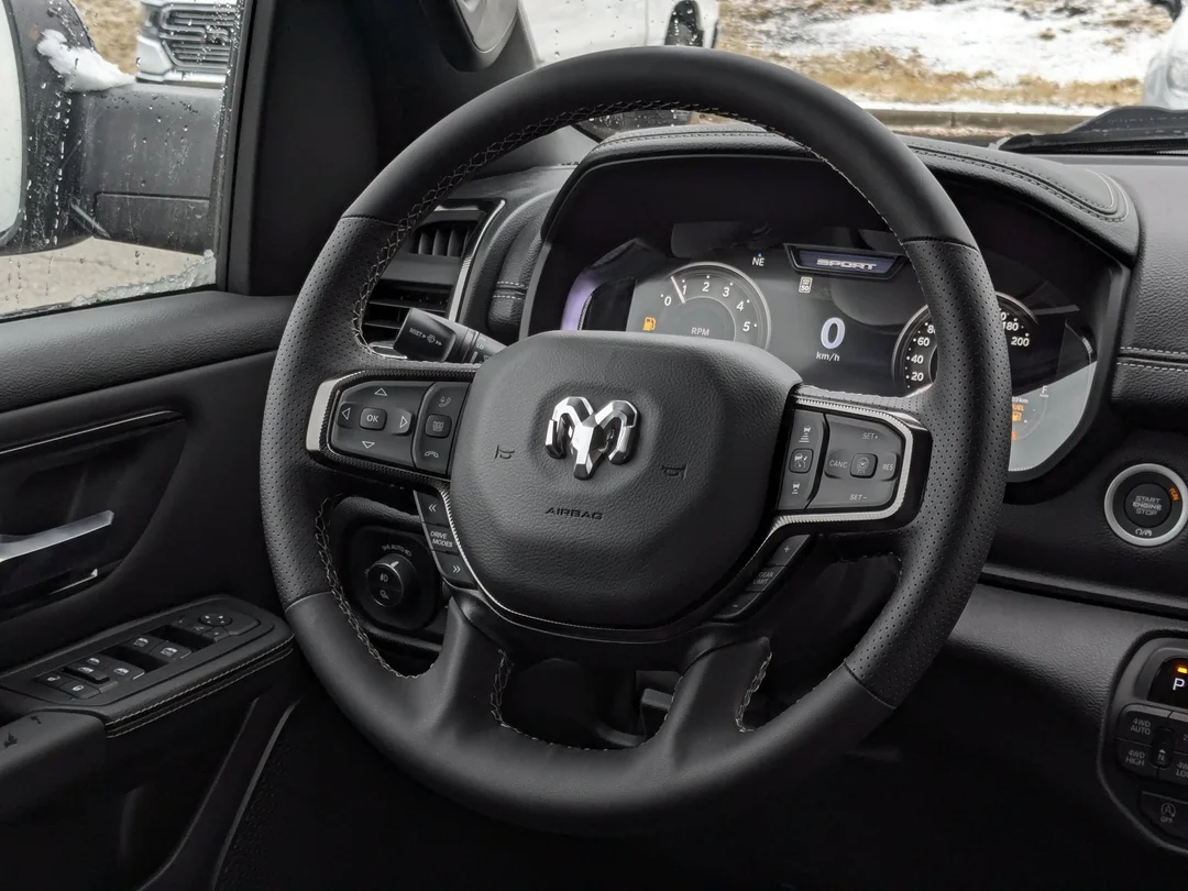 New 2026 Black RAM Sport - -  64 Box - Panoramic Sunroof - 360 Camera System - 12 Display & More! image 17