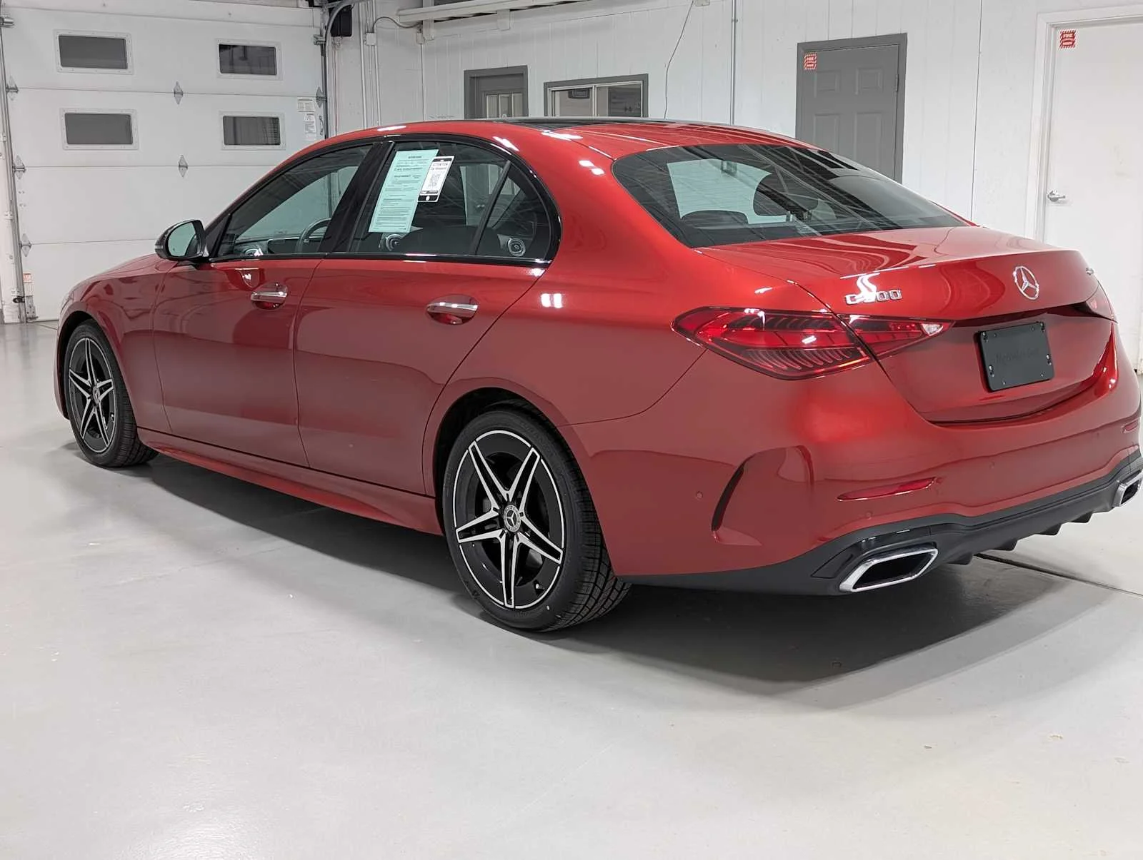 Certified Used 2023 MANUFAKTUR Cardinal Red Metallic Mercedes-Benz C 300 image 10