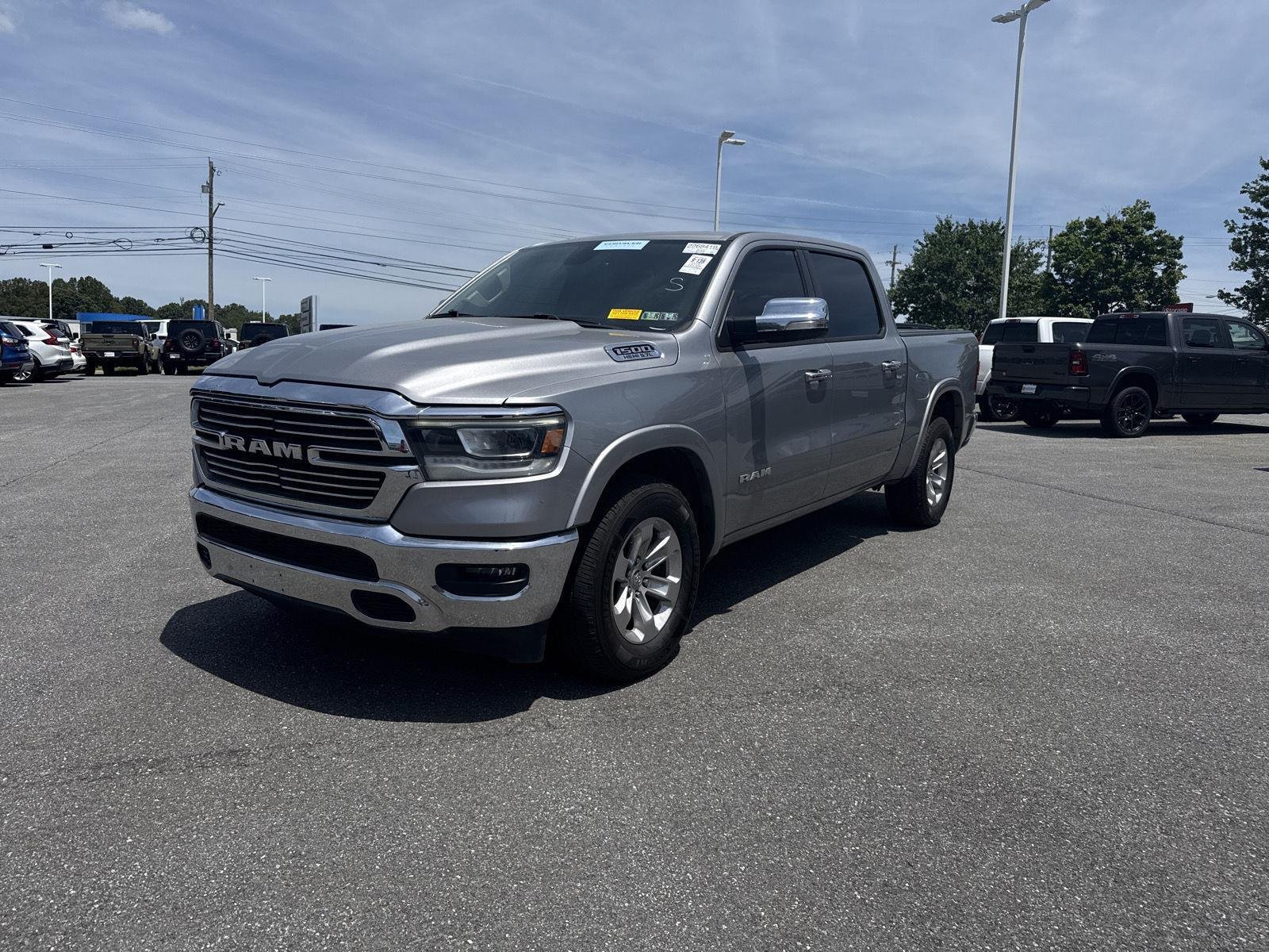 Used 2020 Billet Silver Metallic Clearcoat Ram Laramie image 3