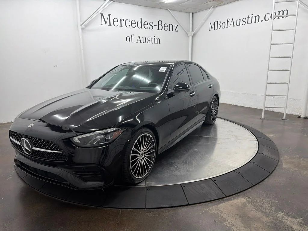 Certified Used 2024 Black Mercedes-Benz C 300 image 3