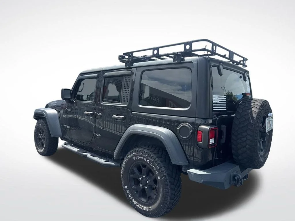 Used 2020 Black Clearcoat Jeep Unlimited Sport image 9