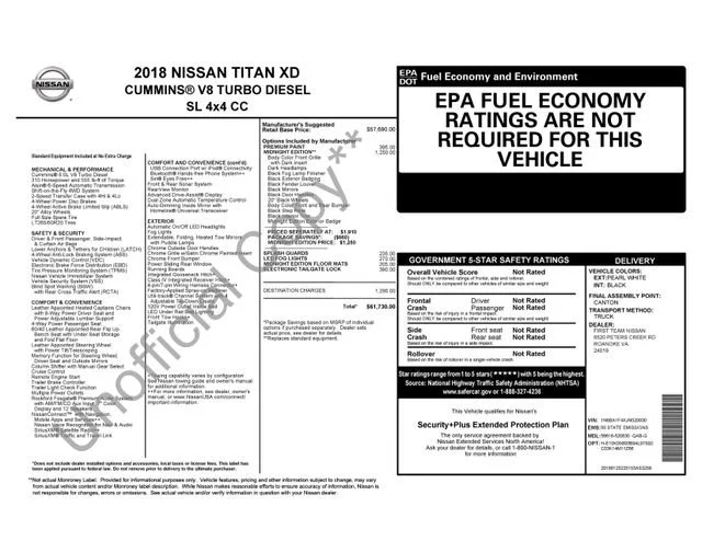 Used 2018 White Nissan SL image 40