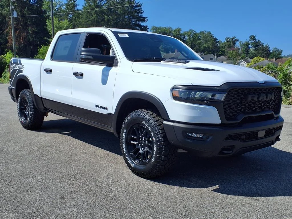 New 2026 Bright White Clear-Coat Exterior Paint RAM Rebel image 1