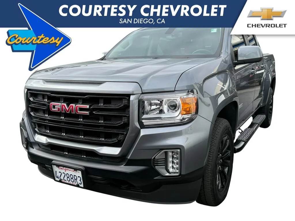 Used 2022 SATIN STEEL METALLIC GMC 4WD Elevation image 1