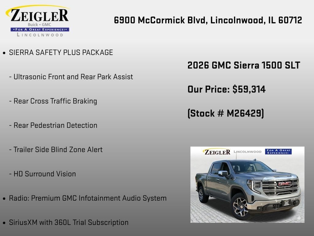 New 2026 Sterling Metallic GMC SLT image 18
