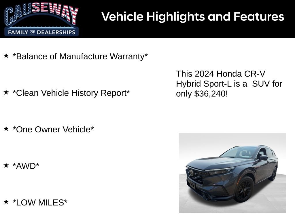 Used 2024 Gray Honda Sport-L image 2
