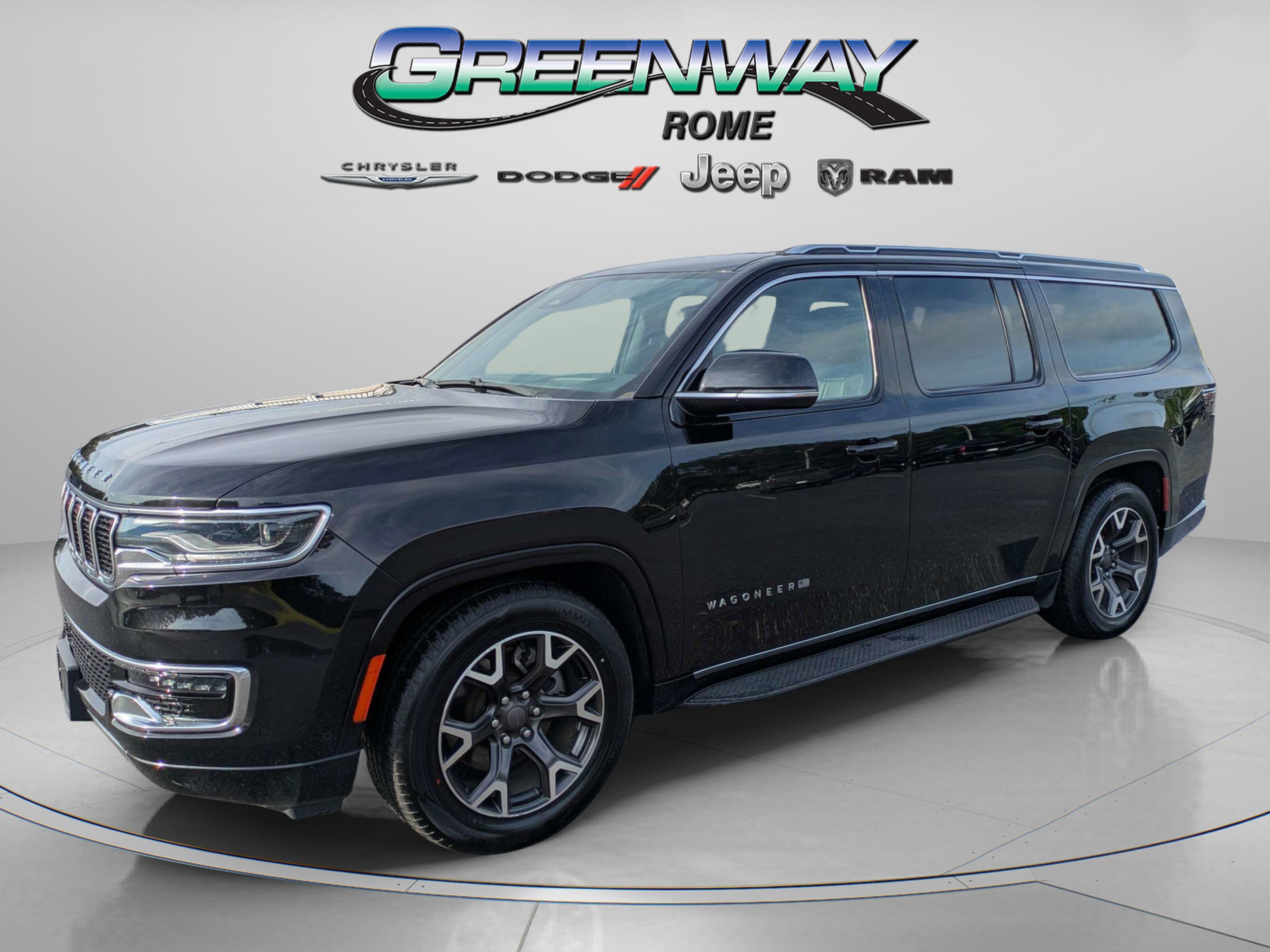 Used 2024 Diamond Black Crystal Pearlcoat Jeep Series III image 4