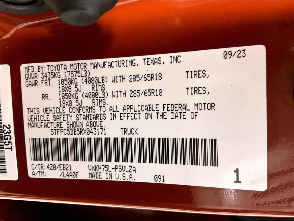 Certified Used 2024  Toyota TRD Pro image 37
