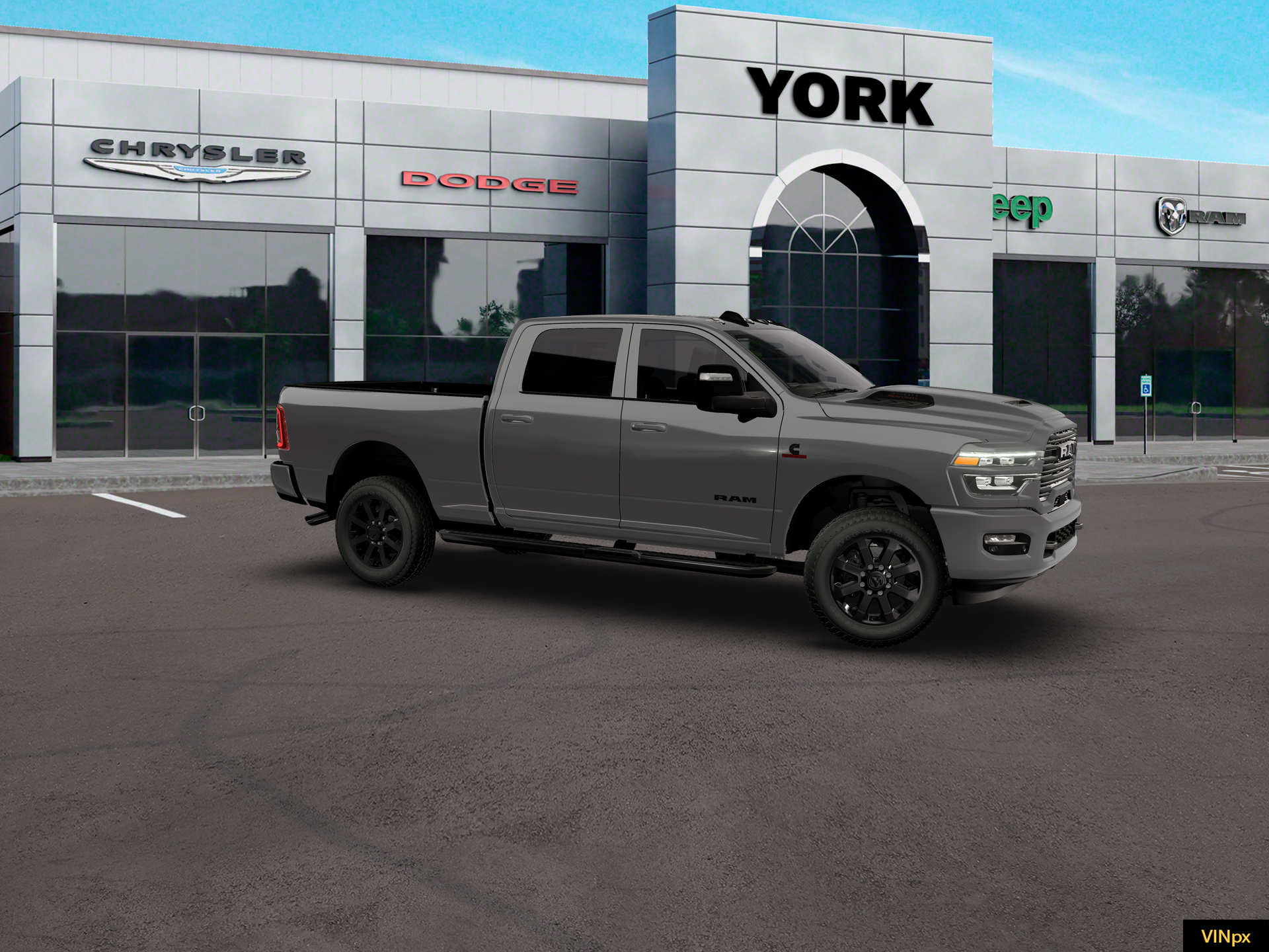 New 2026 Granite Crystal Metallic Clear-Coat Exterior Paint RAM LARAMIE image 22