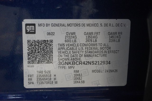 Used 2022 BLUE Chevrolet LT image 37