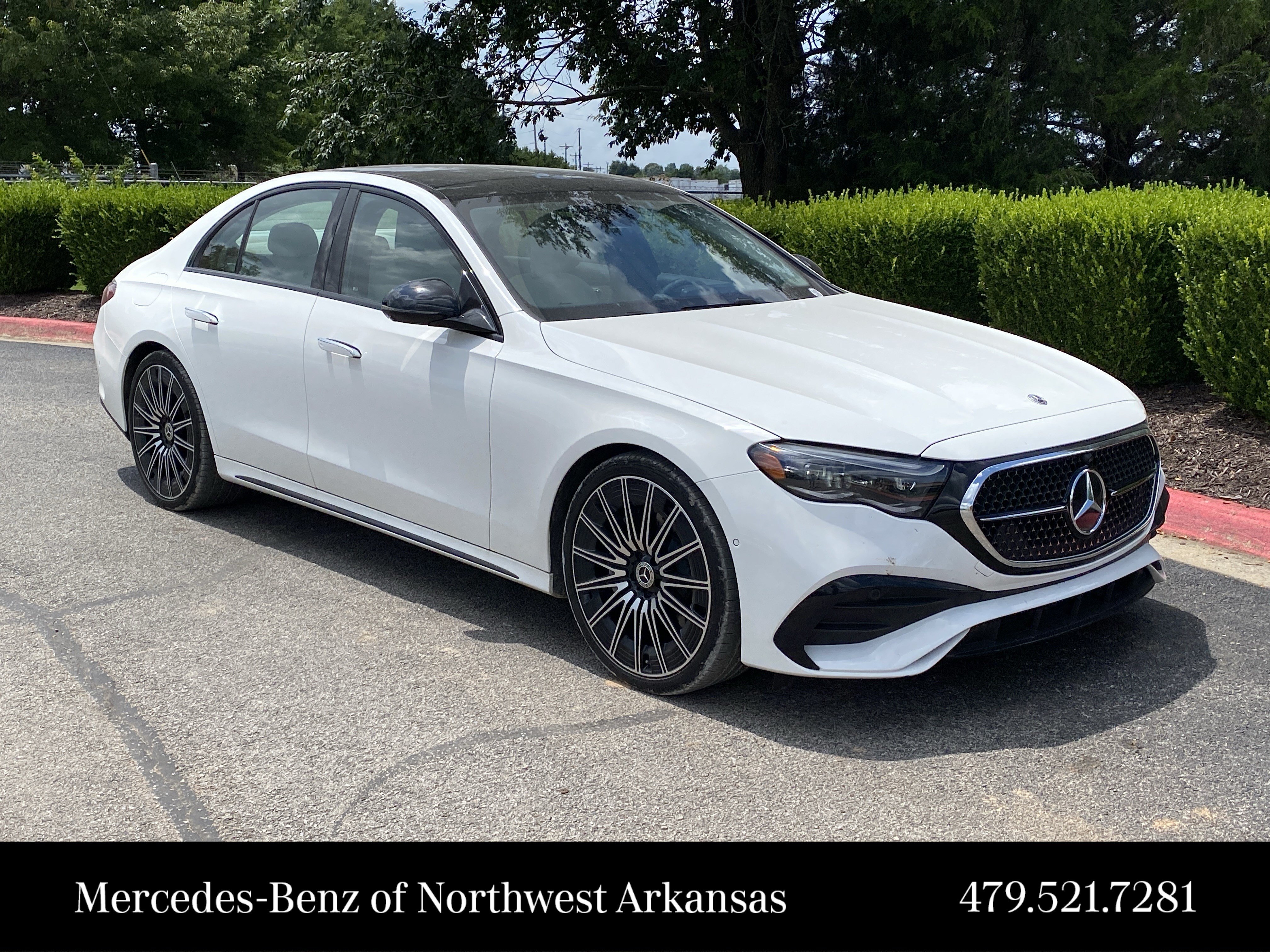 Certified Used 2025 Polar White Mercedes-Benz E 450 image 1