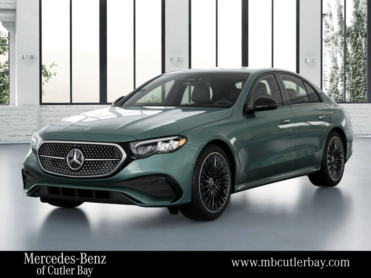 New 2027 Verde Silver Metallic Mercedes-Benz E 350 image 1