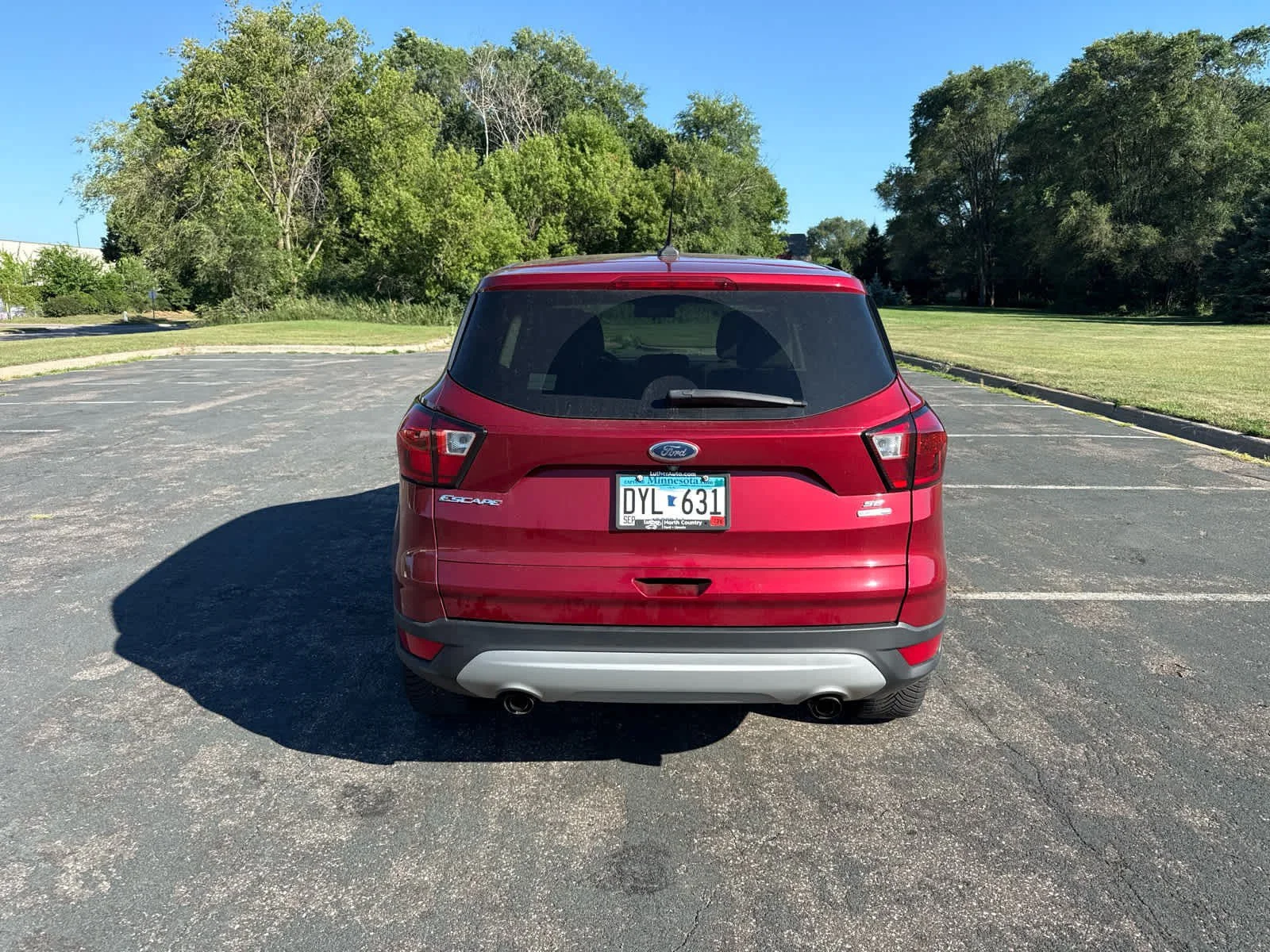 Used 2019 Ruby Red Metallic Tinted Clearcoat Ford SE image 9