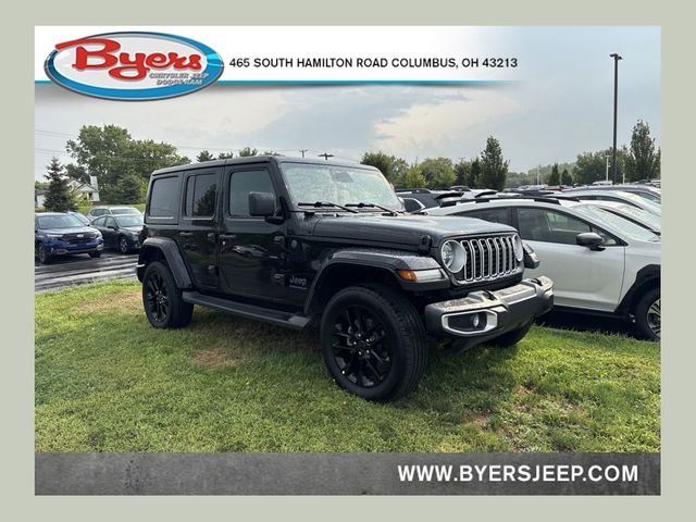 Used 2025 Black Jeep Sahara 4xe image 1