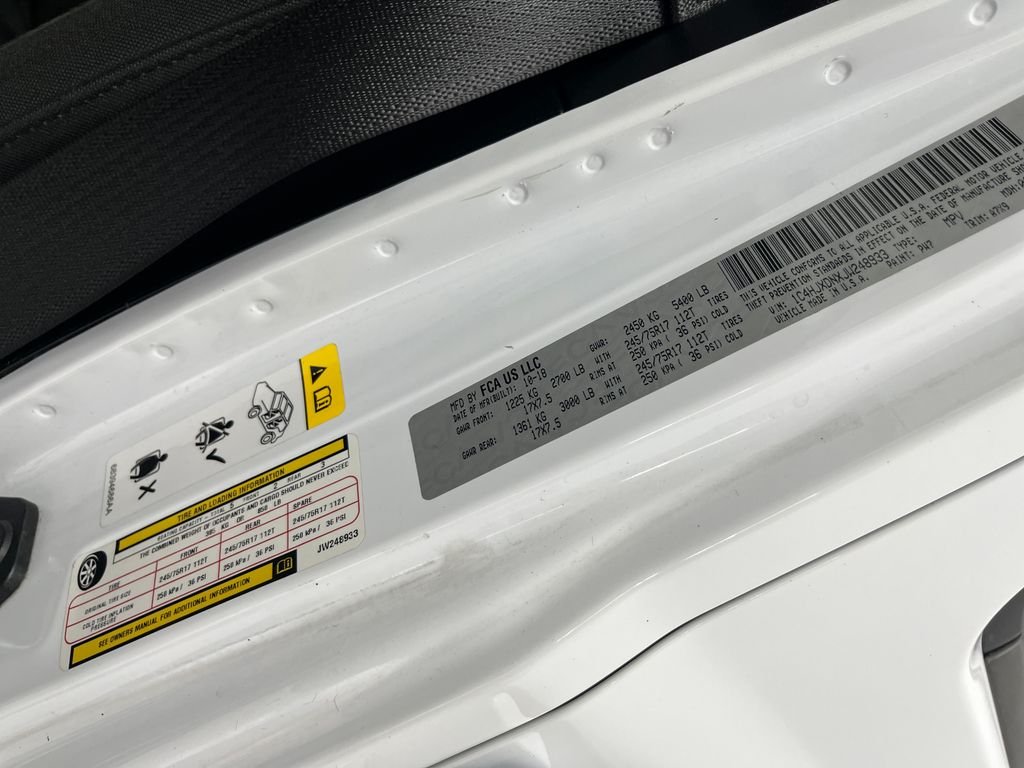 Used 2018 White Jeep Unlimited Sport image 21
