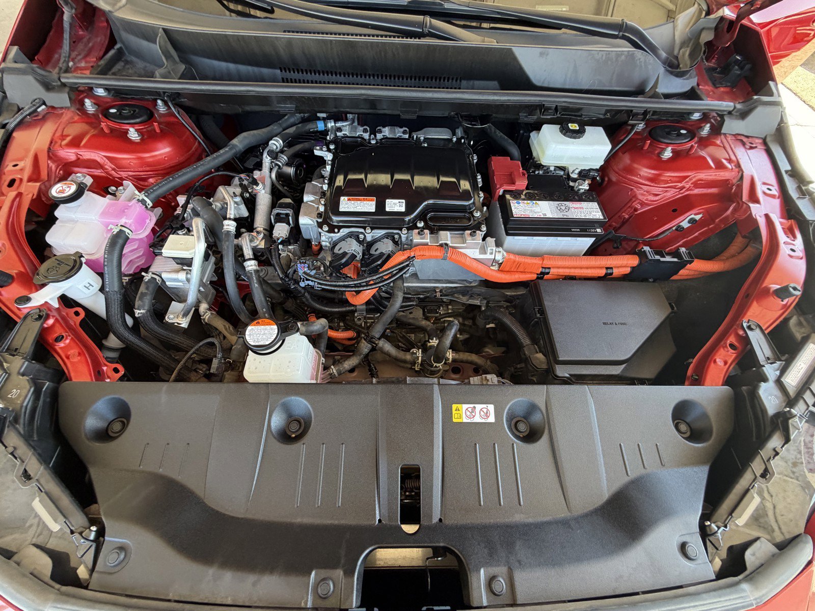 Used 2023 Supersonic Red Toyota XLE image 24