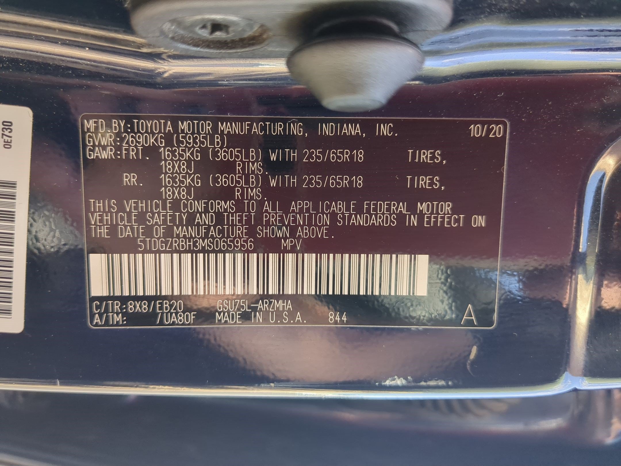 Used 2021 Blueprint Toyota XLE image 35