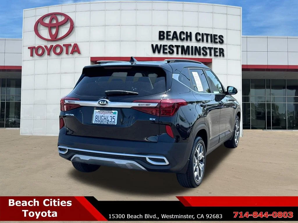 Used 2021 Black Kia EX image 11
