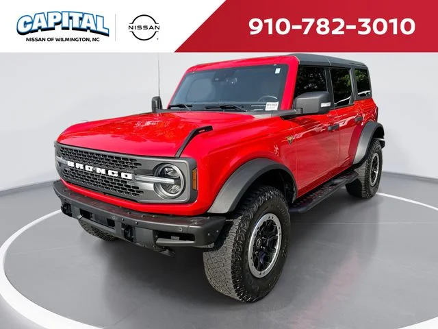 Used 2022 Red Ford Badlands image 1