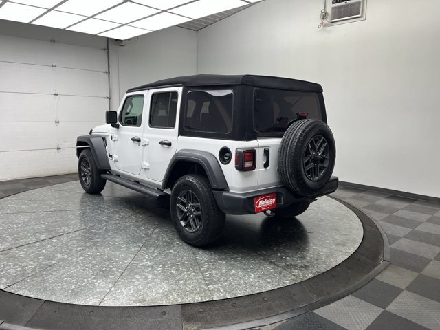 Used 2024 Bright White Clearcoat Jeep Sport S image 2
