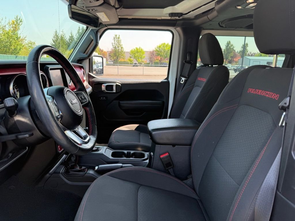 Used 2023 Bright White Clearcoat Jeep Rubicon image 9