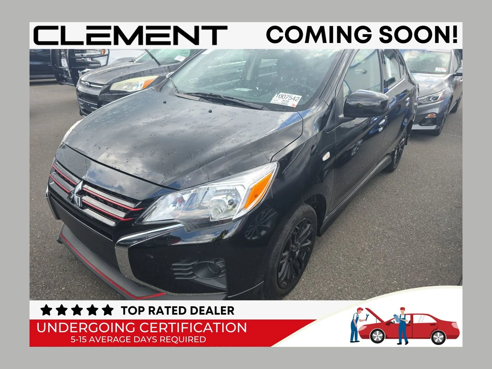 2024 Mitsubishi Mirage Black Edition CVT's photo