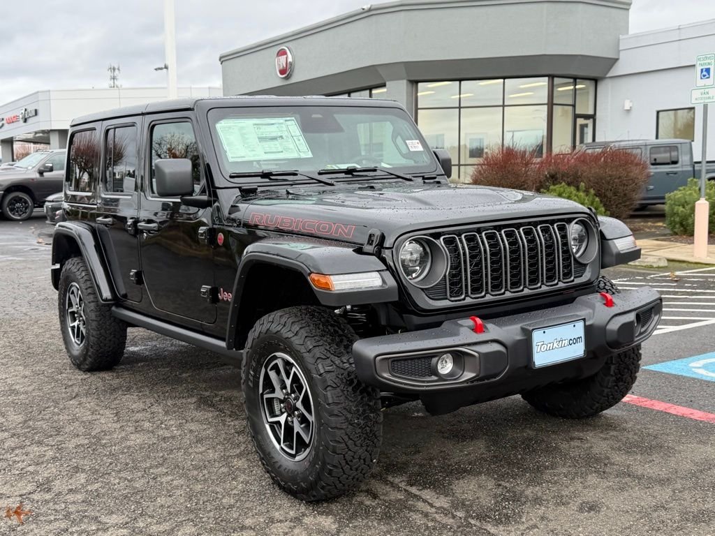 New 2026 Black Clear-Coat Exterior Paint Jeep Rubicon image 2