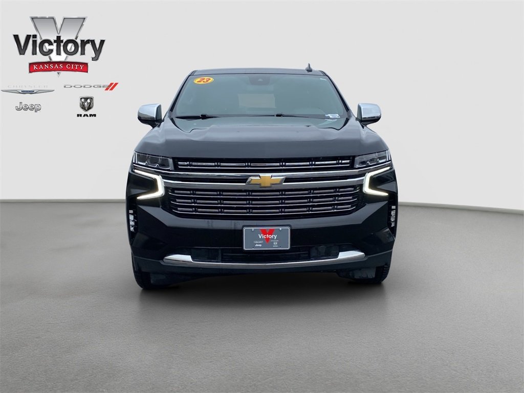 Used 2023 Chevrolet Tahoe Premier with VIN 1GNSKSKD6PR256378 for sale in Kansas City
