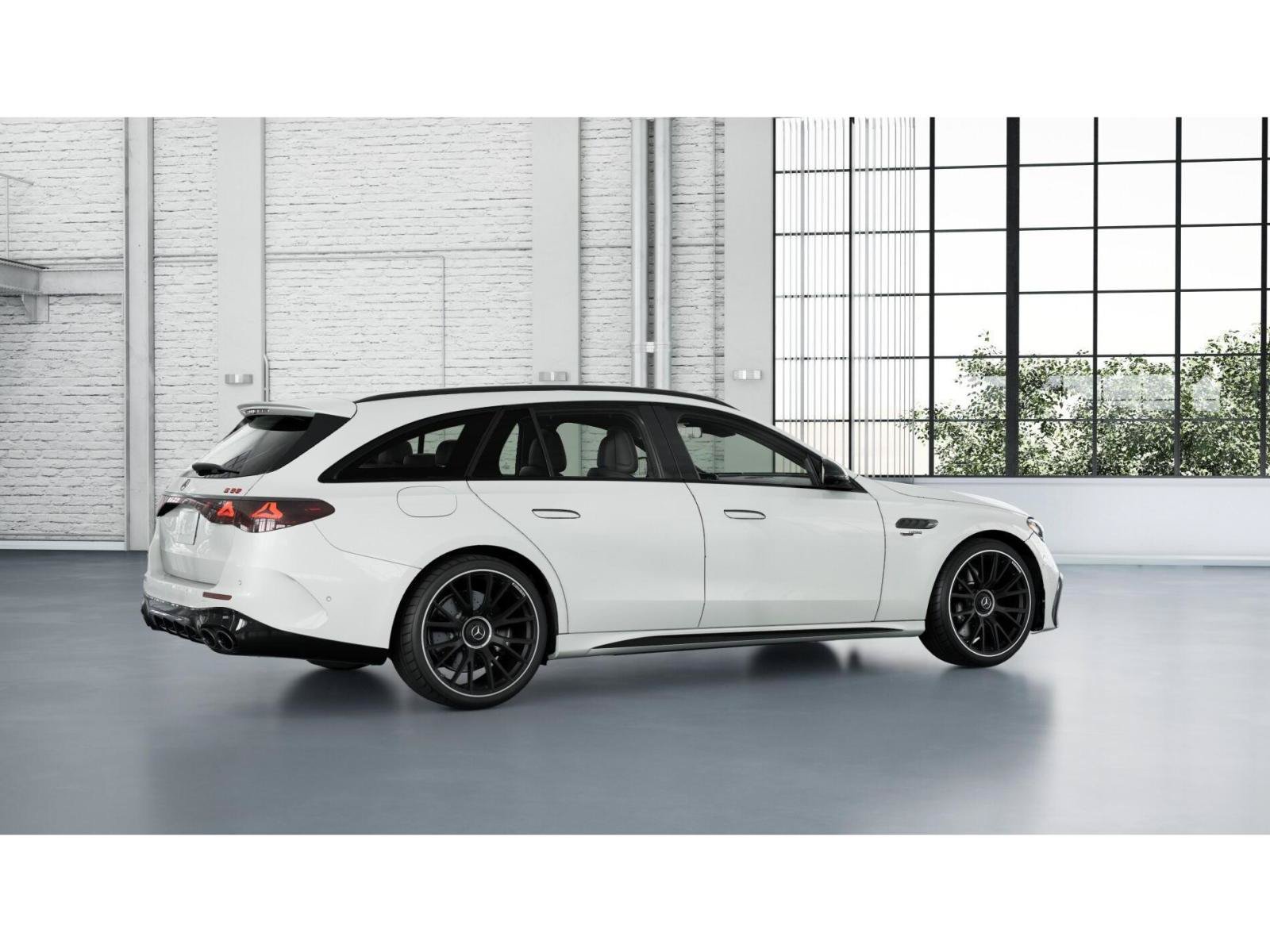 New 2027 MANUFAKTUR Moonlight White Metallic Mercedes-Benz AMG® E 53 Hybrid Wagon image 19