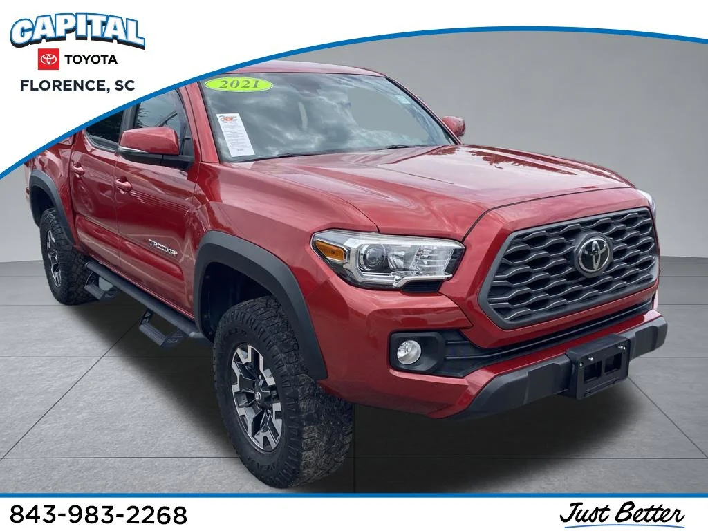 Used 2021 Red Toyota TRD Off-Road image 1