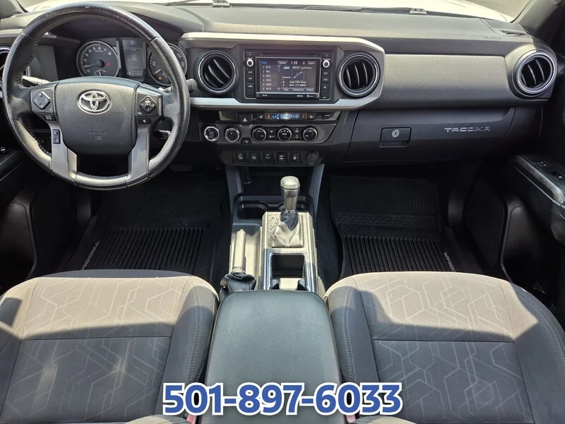 Used 2017 Super White TOYOTA TRD SPORT DOUBLE CAB 5