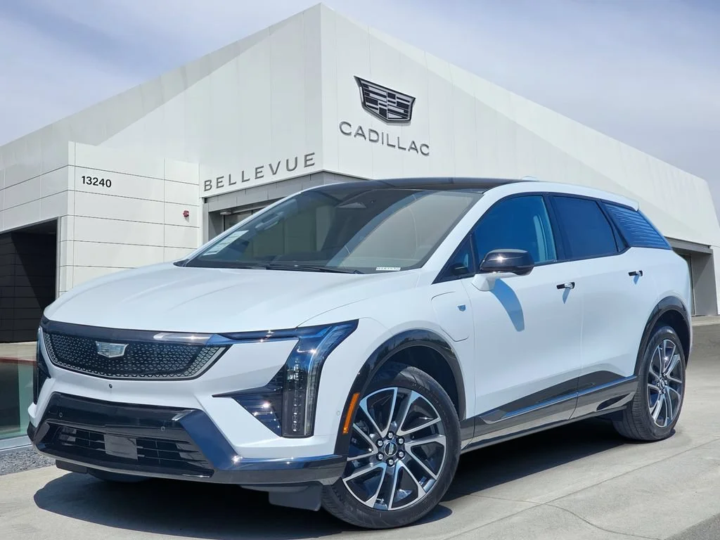 New 2026 Vibrant White Tricoat Cadillac Premium Sport image 1