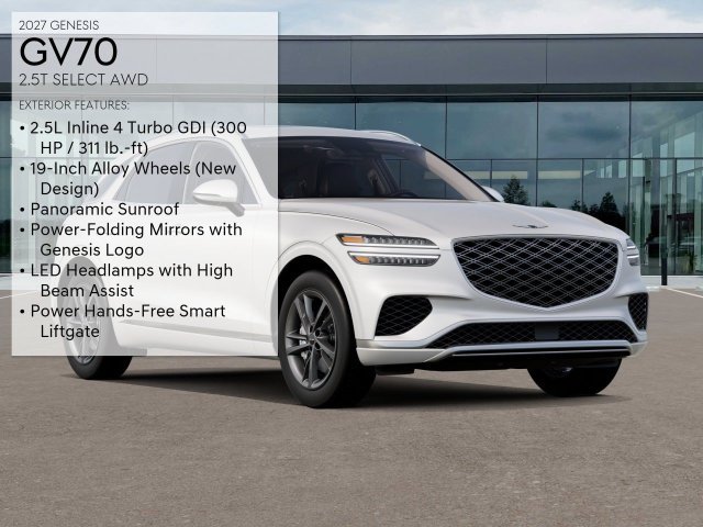 New 2027 White Genesis 2.5T Select image 3