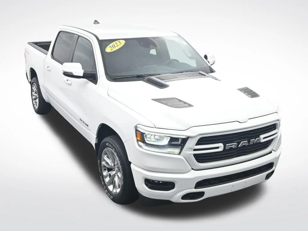 Used 2023 Bright White Clearcoat Ram Laramie image 32