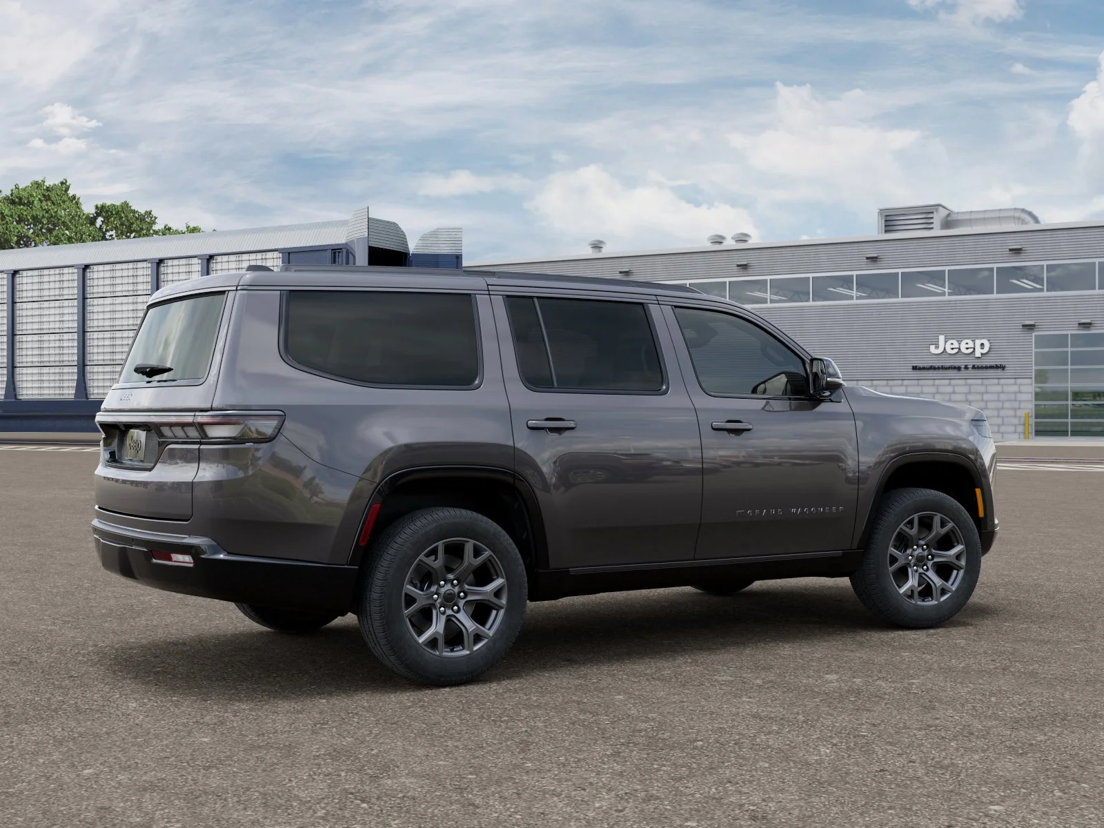 New 2026 Baltic-Gray Metallic Clear-Coat Exterior Paint Jeep Grand Wagoneer image 4