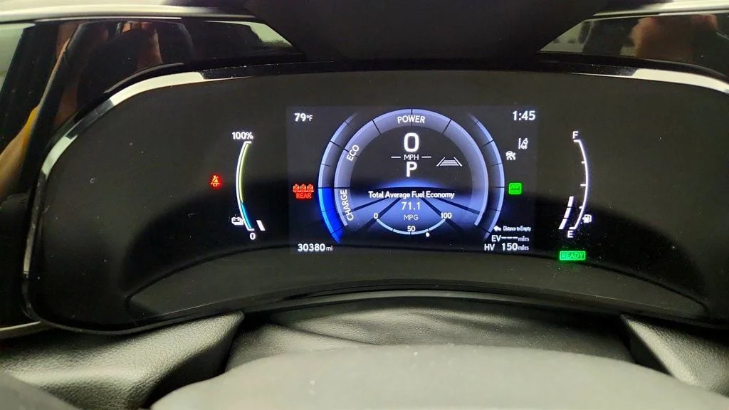 Used 2022 Ultrasonic Blue Mica 2.0 Lexus NX 450h+ F SPORT AWD w/ Panoramic View Monitor & 6.6kW Charger image 14