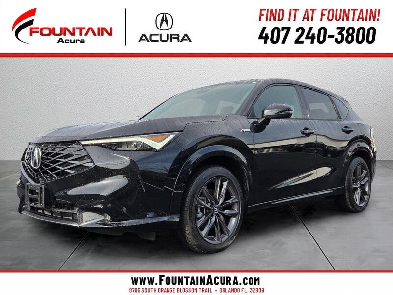 Certified Used 2025 Crystal Black Pearl Acura FWD A-SPEC image 1